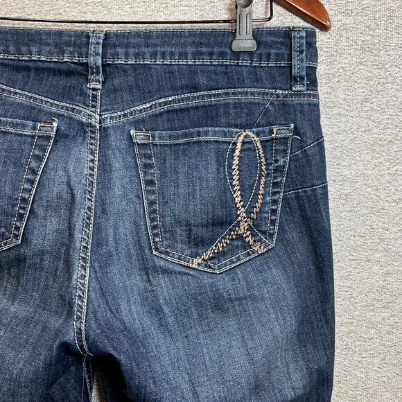 Riders by Lee Womens Jeans Size 12 Petite Denim Blue Boot Cut - Picture 4 of 14